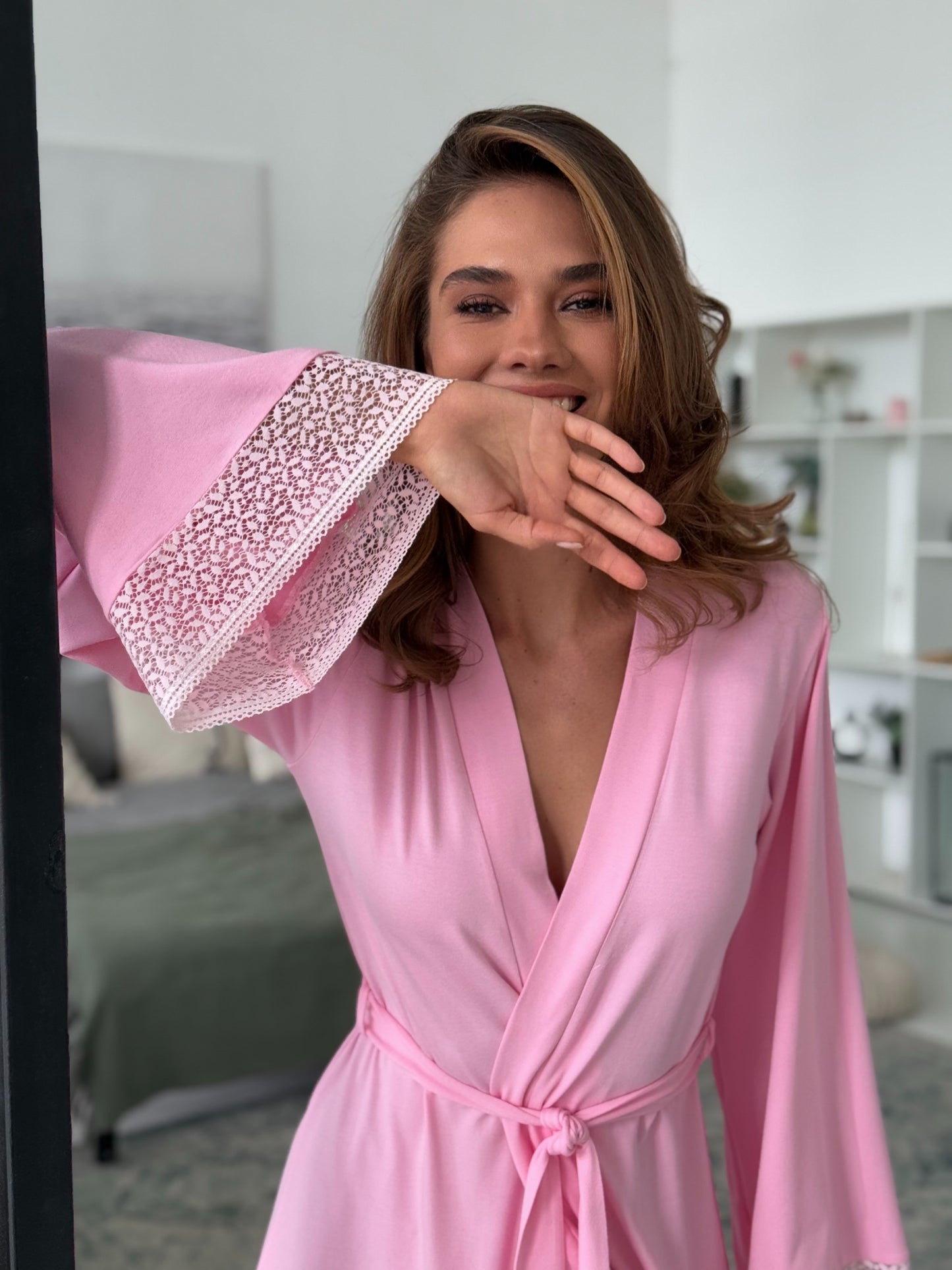 Robe and nightgown