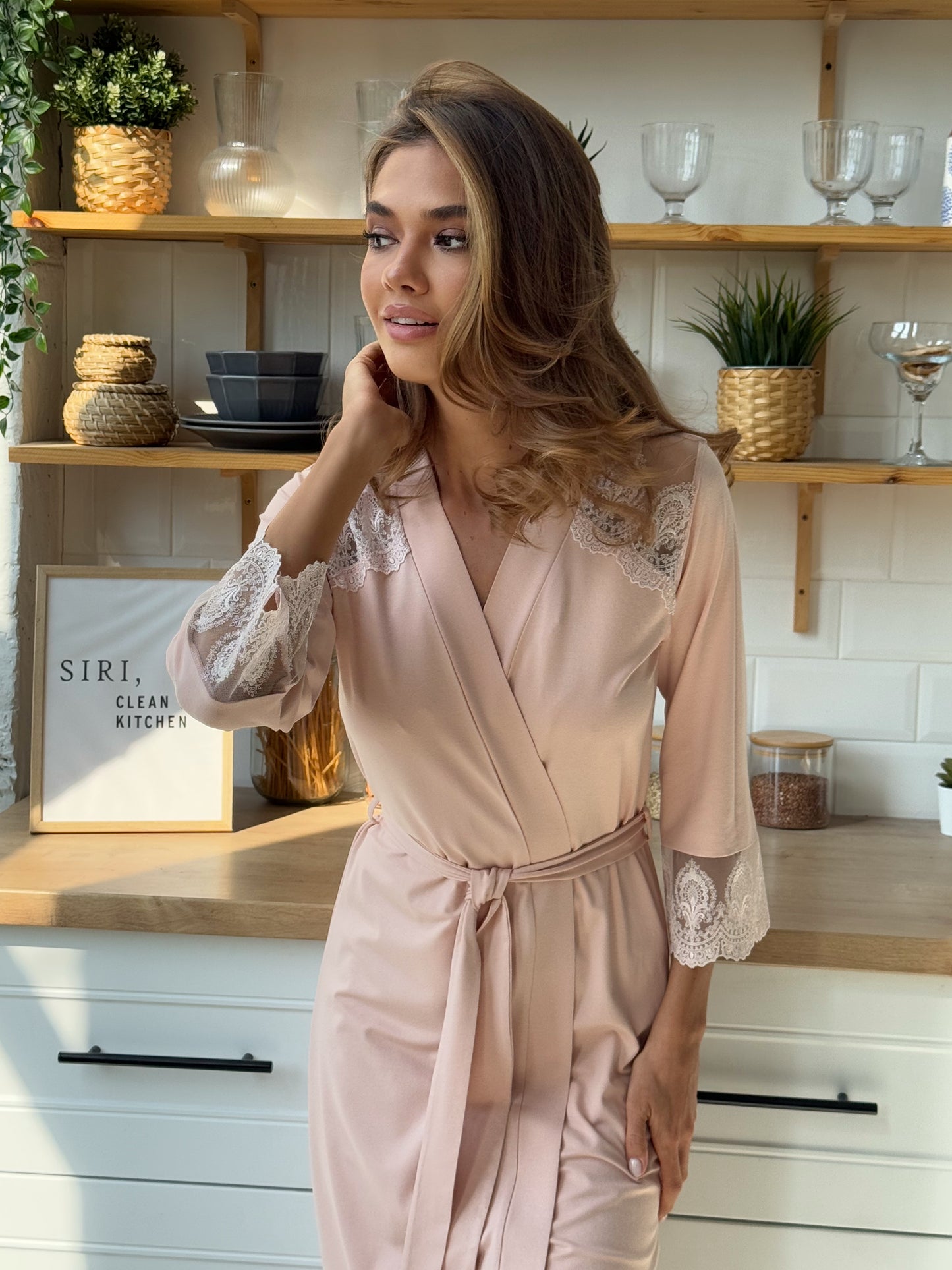 Robe and nightgown