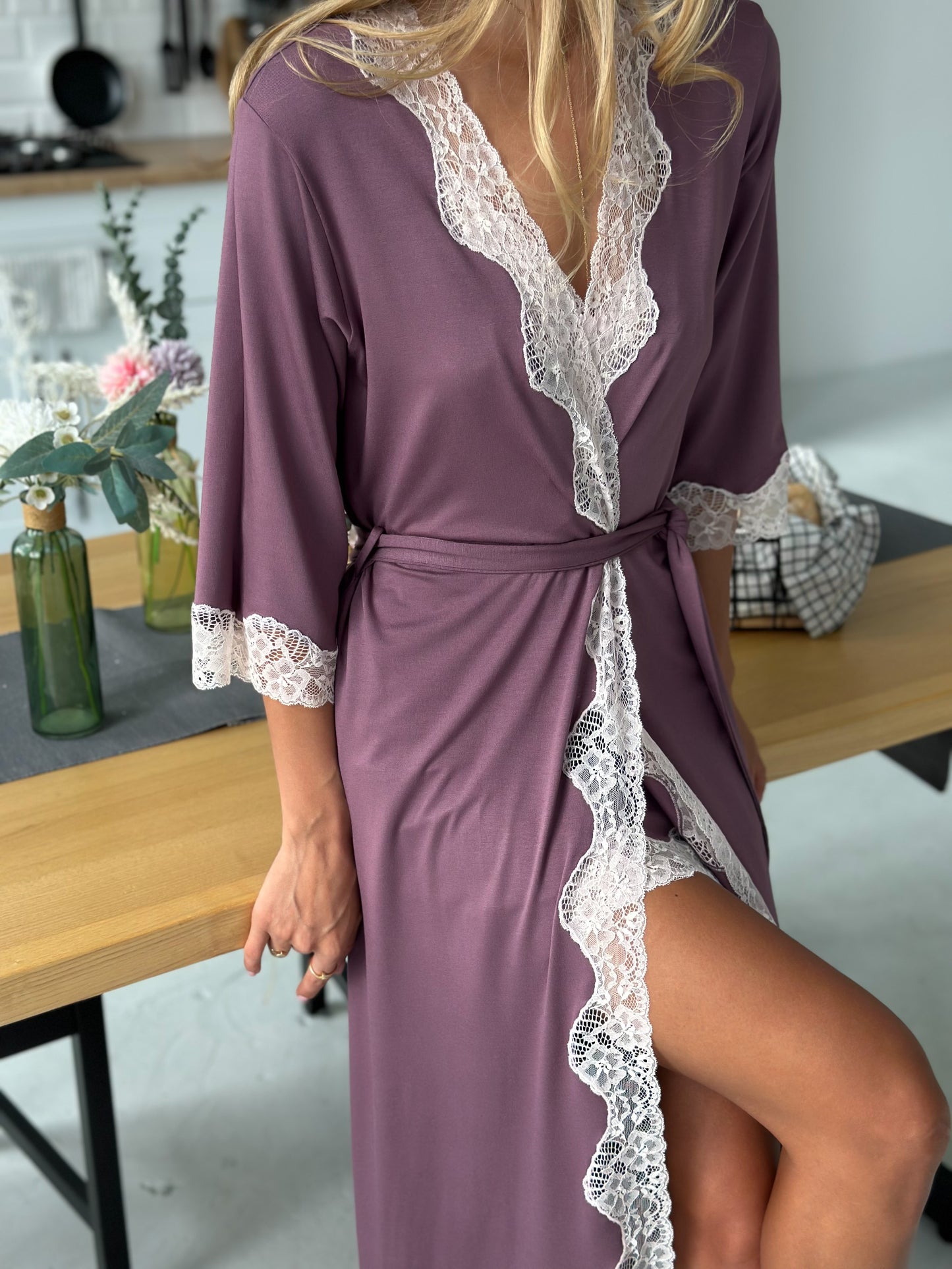 Robe and nightgown