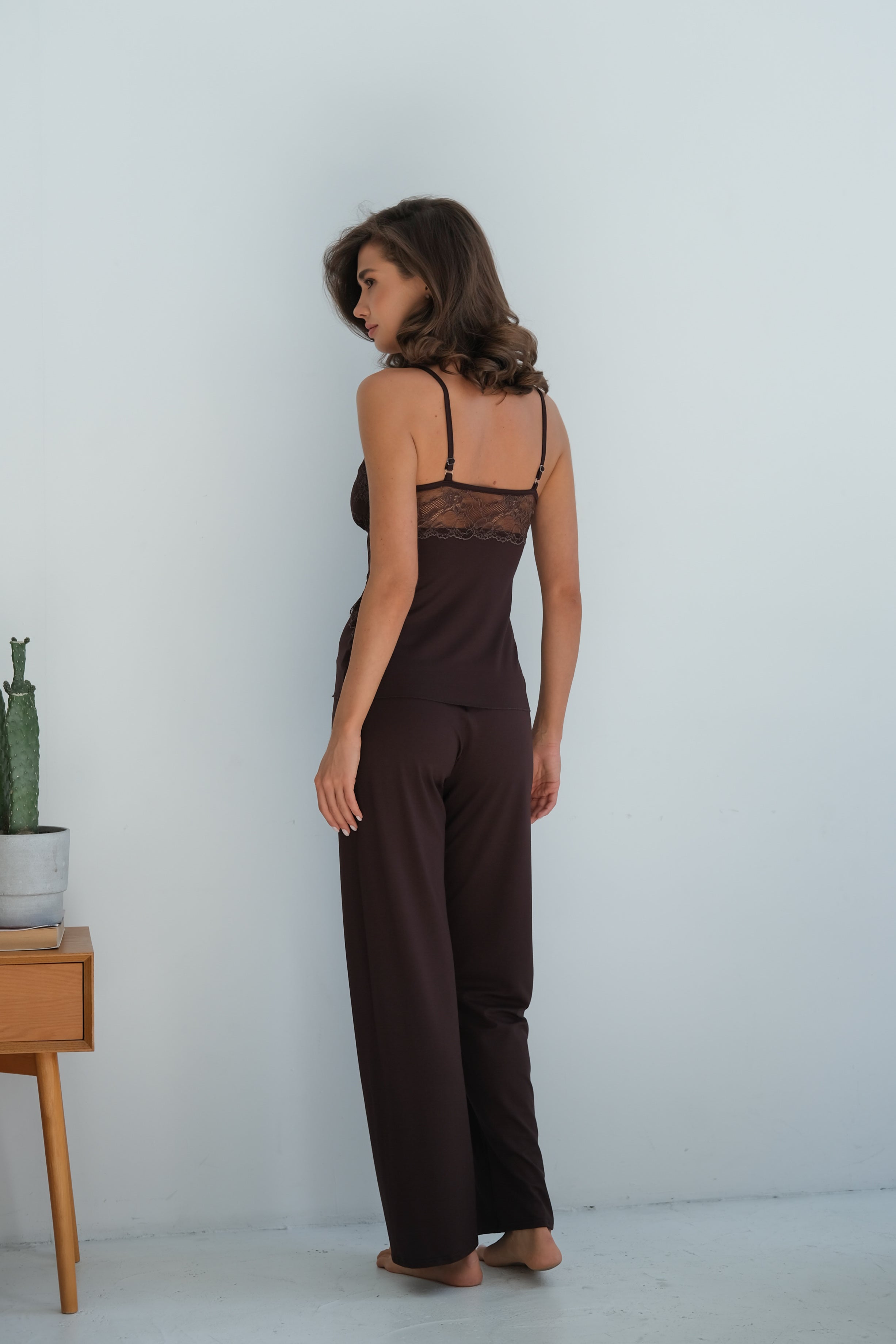 Ensemble de pyjama TP-M-4 Chocolat