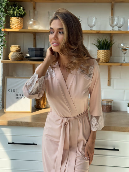 Robe and nightgown