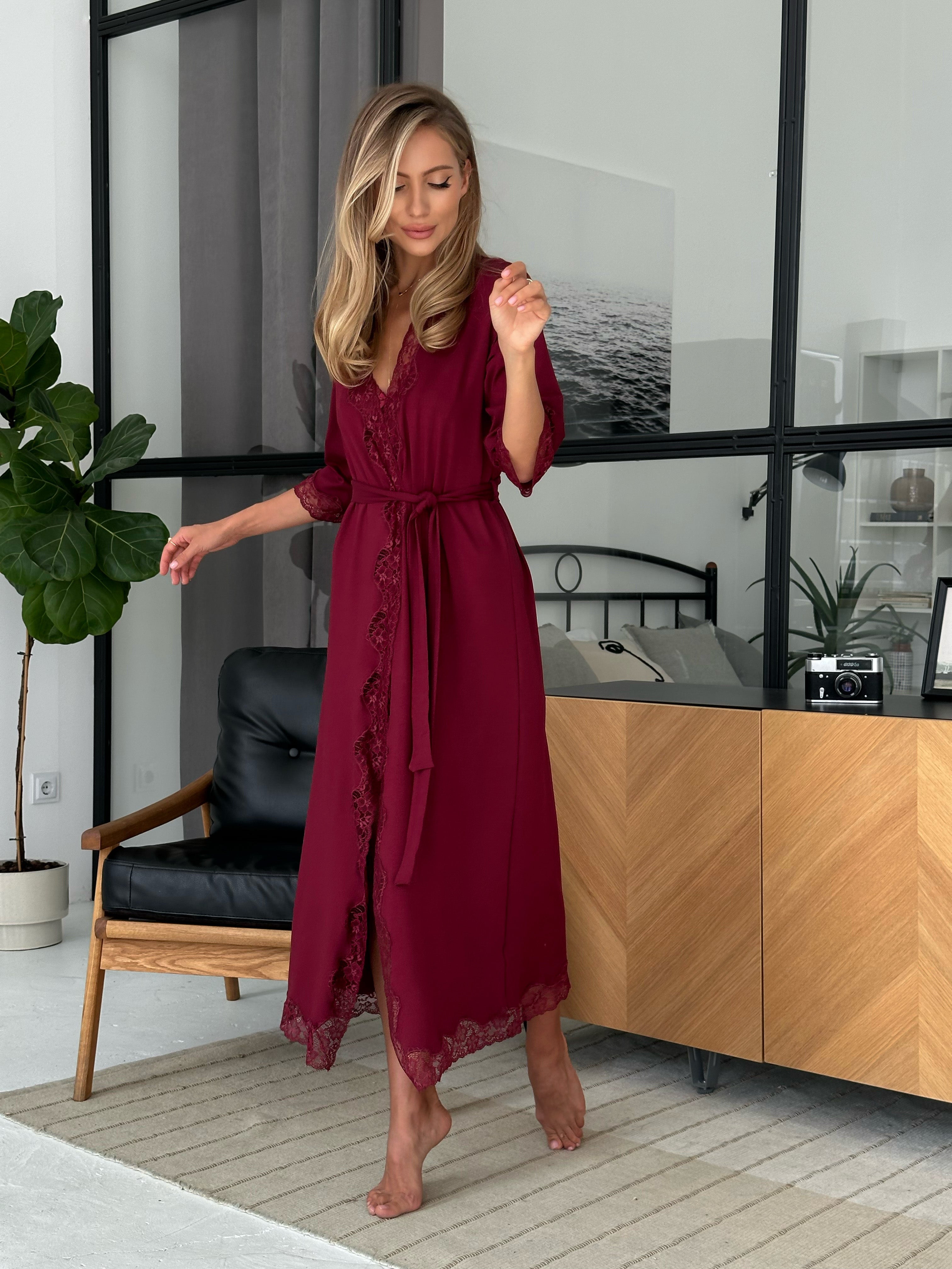 Kleid X-M-46 Bordeaux