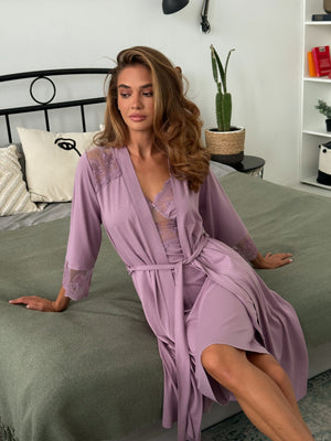 Robe and nightgown Lila
