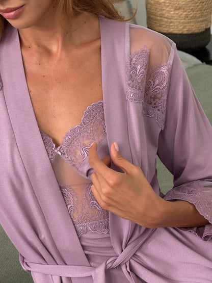 Robe and nightgown Lila