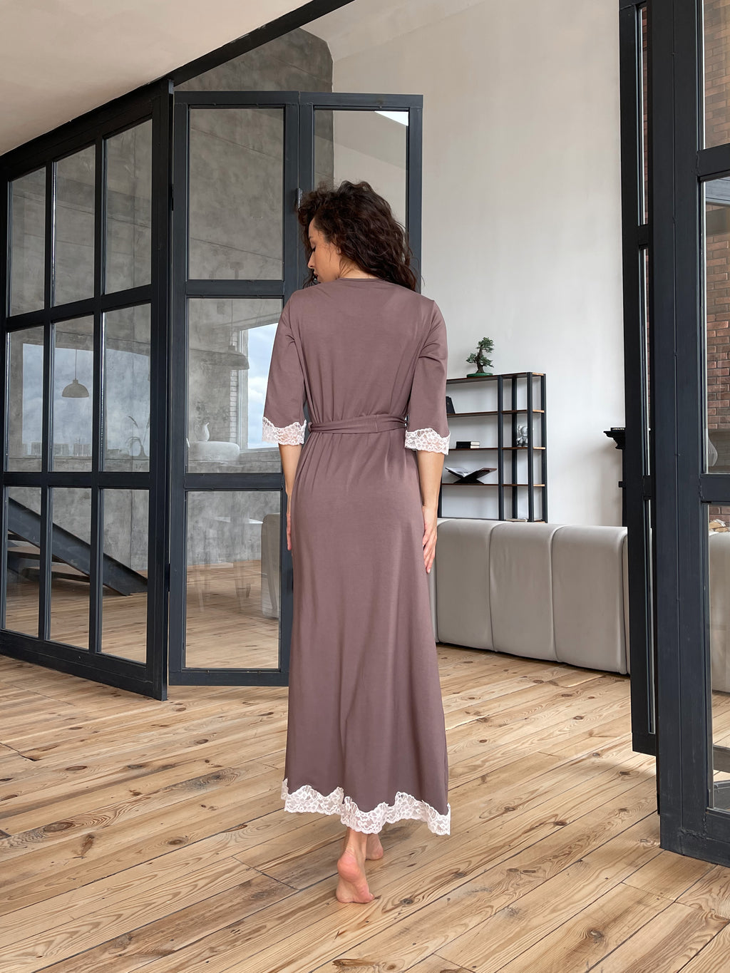 Robe X-M-46 Chocolat au lait