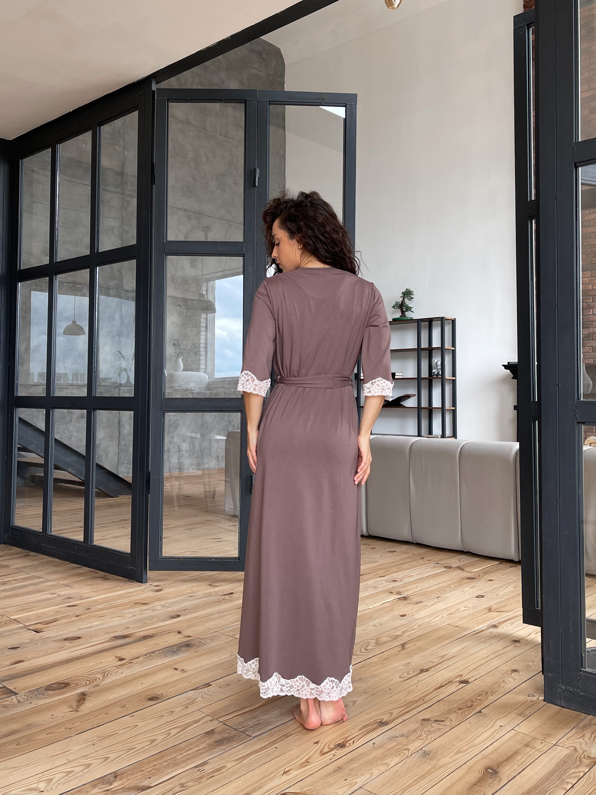 Robe X-M-46 Chocolat au lait