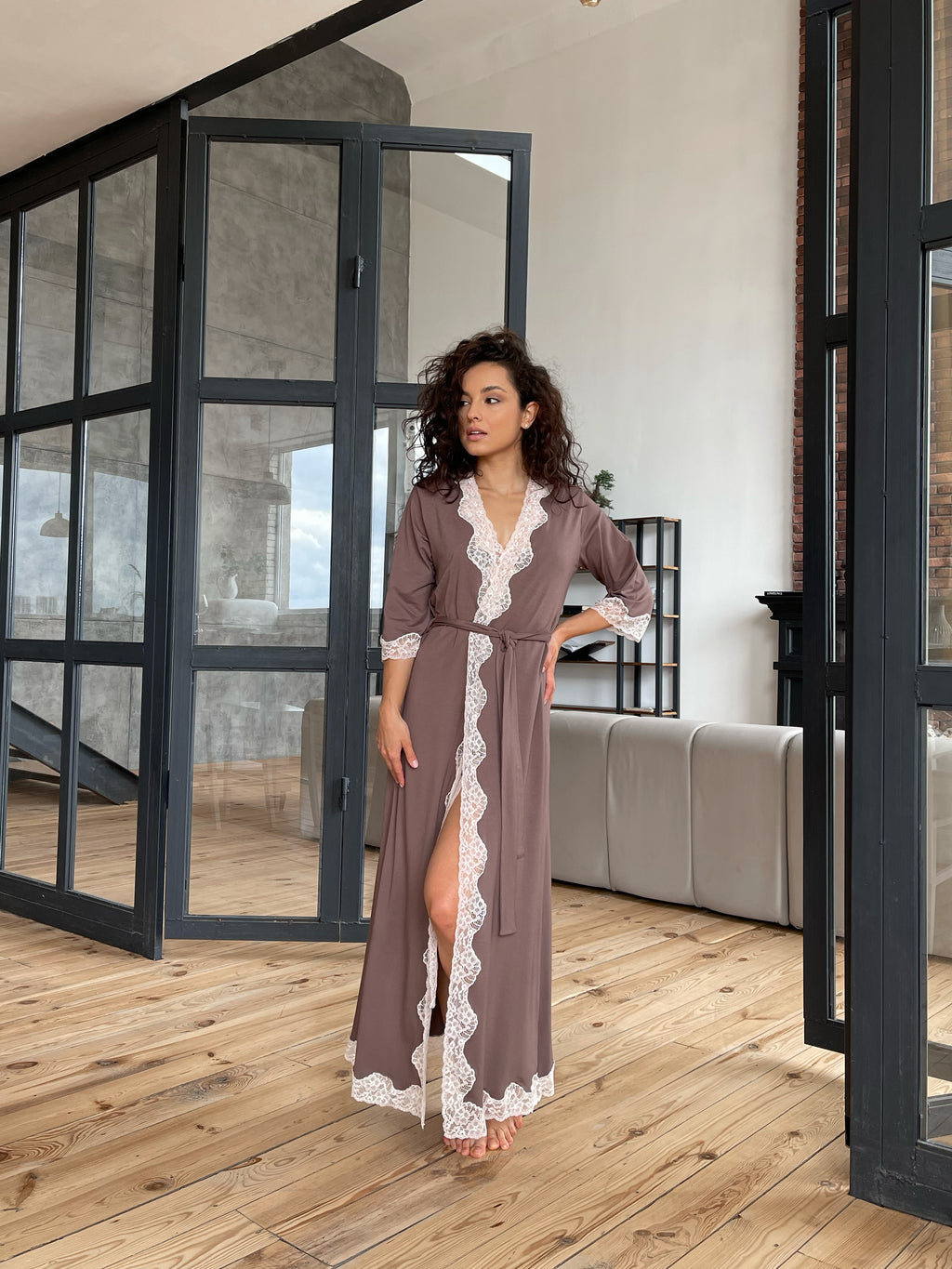 Robe X-M-46 Chocolat au lait