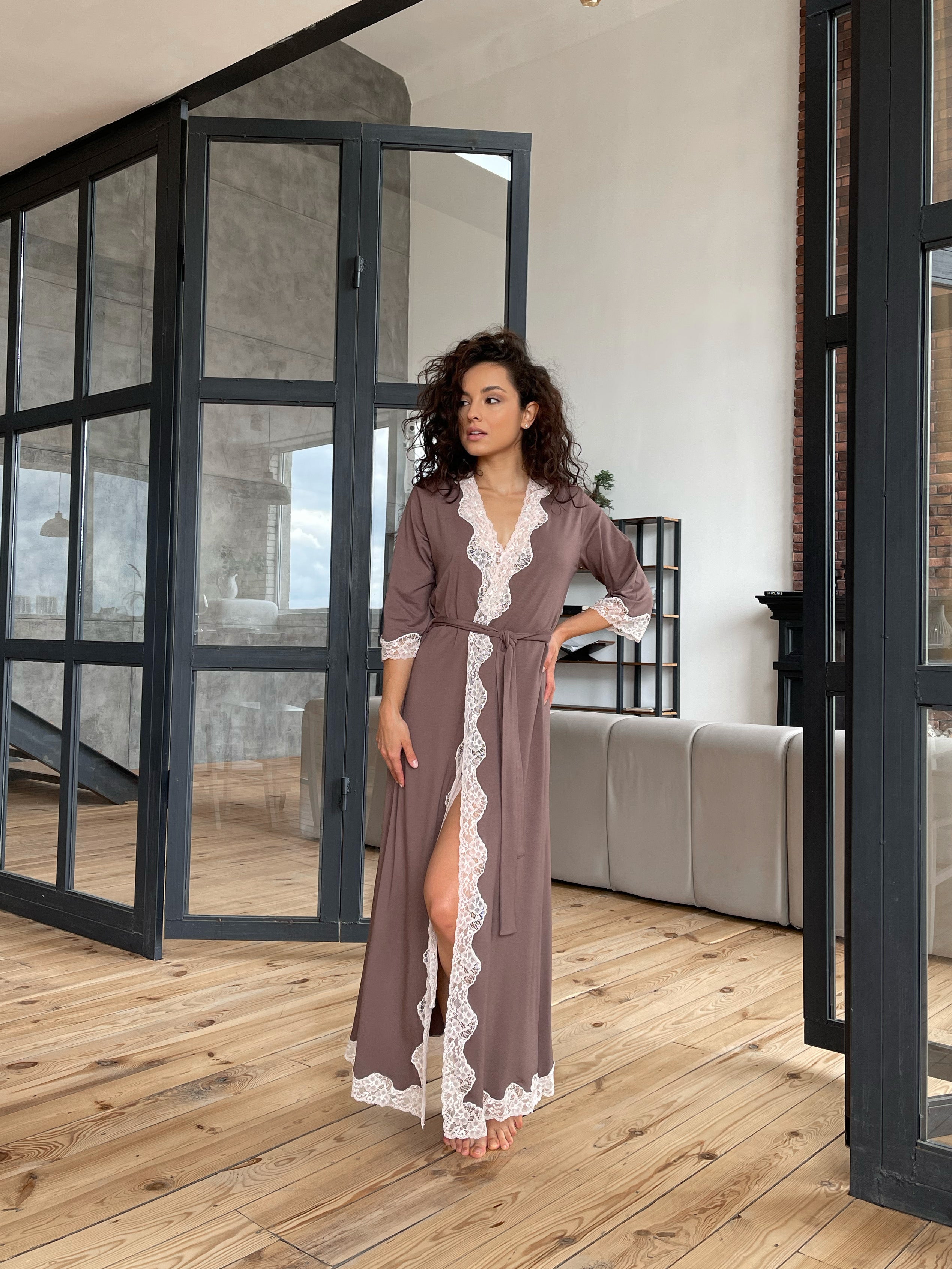 Robe X-M-46 Chocolat au lait