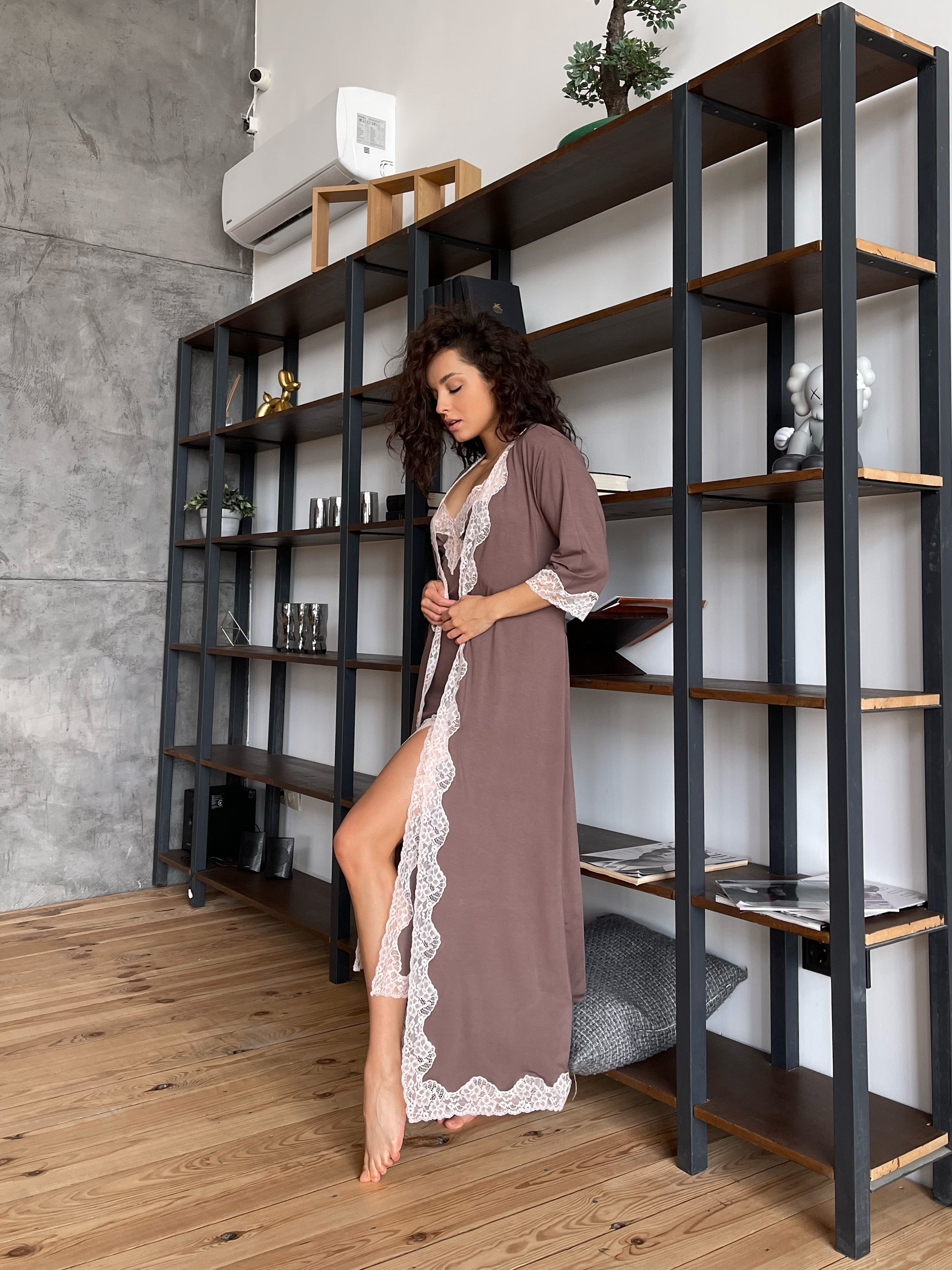 Robe X-M-46 Chocolat au lait