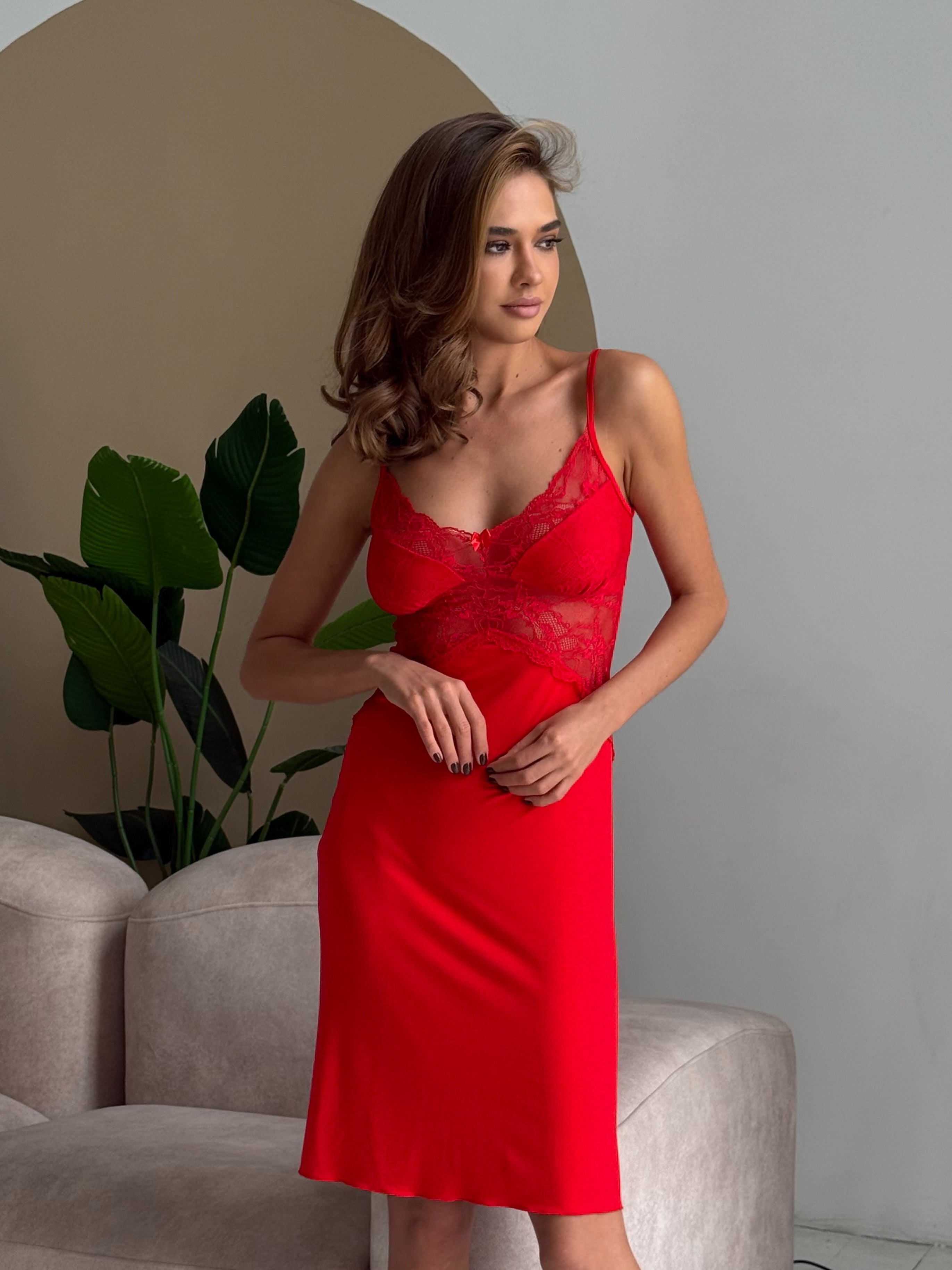 Chemise de nuit HC-M-113 Carmine