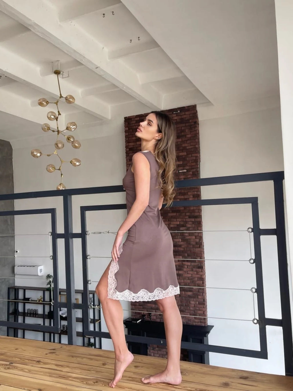 Nightgown HC-M-110 Milk Chocolate