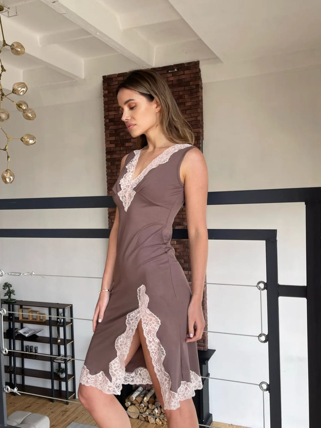 Nightgown HC-M-110 Milk Chocolate