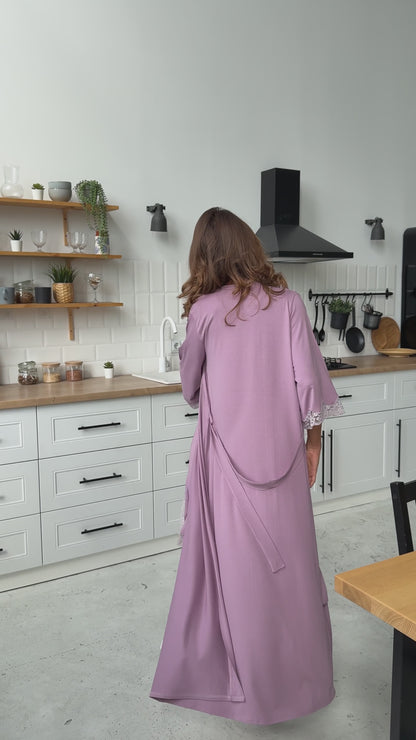 Robe and nightgown