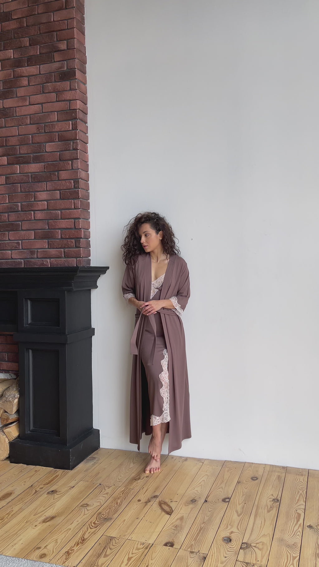 Robe X-M-46 Chocolat au lait