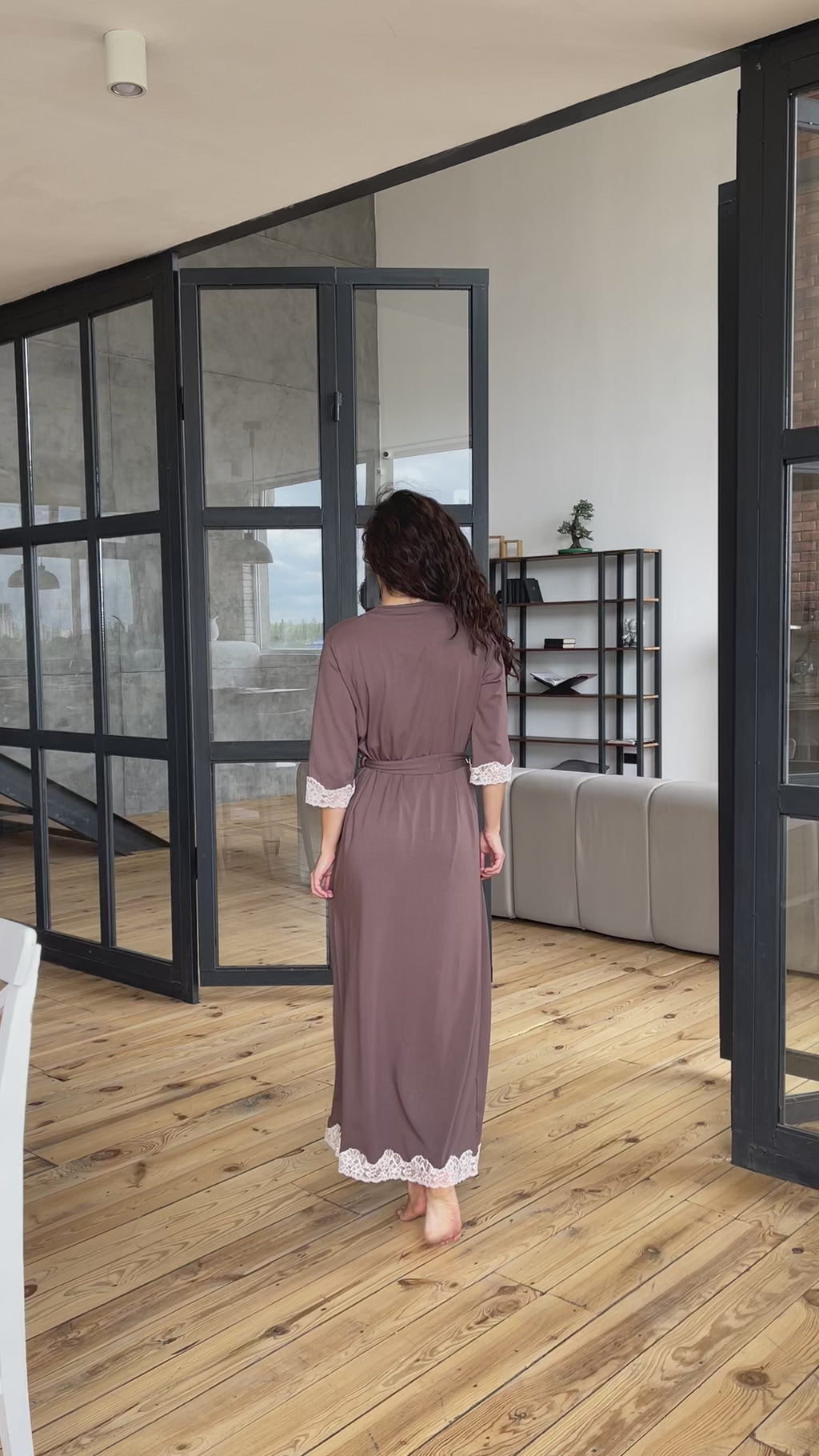 Robe X-M-46 Chocolat au lait